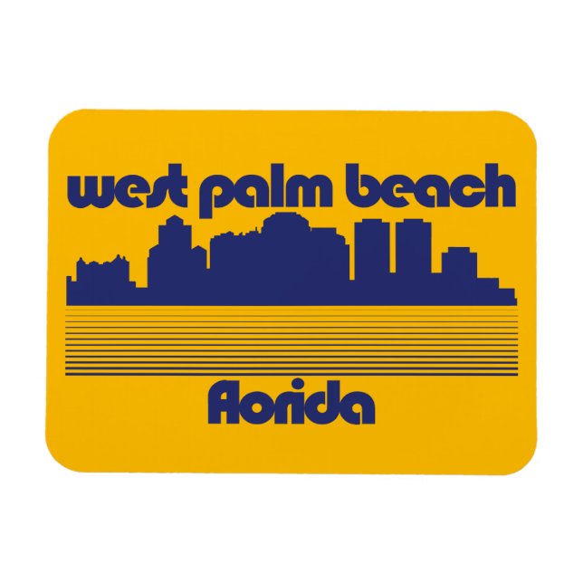 West Palm Beach Florida Magnet (Horizontal)