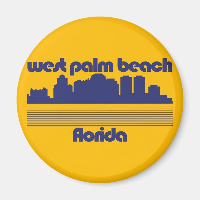 West Palm Beach Florida Magnet (Front)