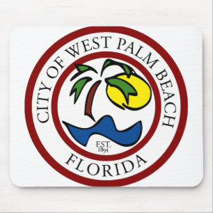 West Palm Beach Florida Mouse Pad