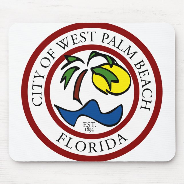 West Palm Beach Florida Mouse Pad (Front)