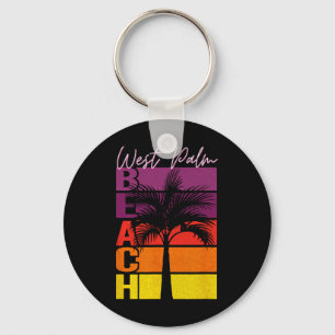 West Palm Beach Florida Surfing Key Ring