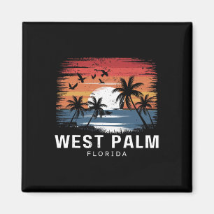 West Palm Beach Florida Surfing Surfer Magnet