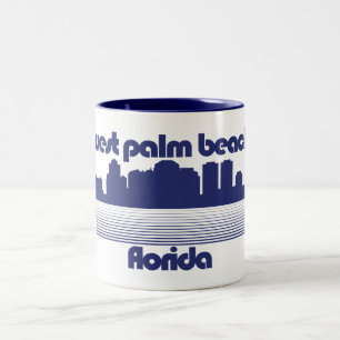 West Palm Beach Florida Two-Tone Coffee Mug