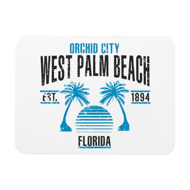 West Palm Beach Magnet (Horizontal)