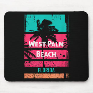 West Palm Beach Souvenir - Florida Reminder Mouse Pad