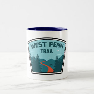 West Penn Trail Pennsylvania Two-Tone Coffee Mug