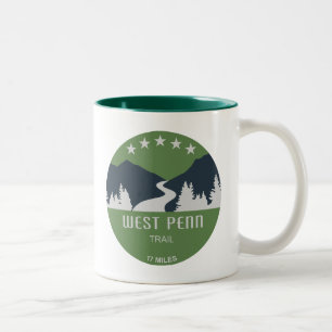 West Penn Trail Pennsylvania Two-Tone Coffee Mug