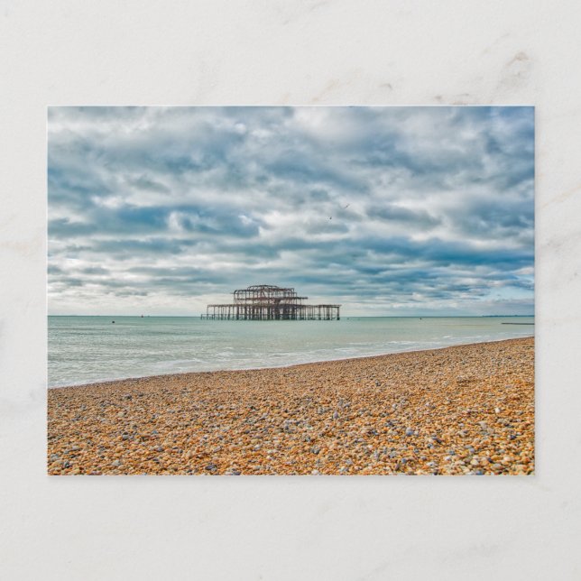 WEST PIER - BRIGHTON & HOVE, EAST SUSSEX, UK POSTCARD (Front)