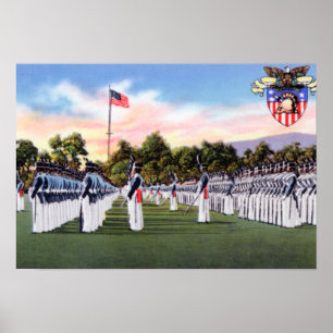 West Point New York Dress Parade Military Academy Poster