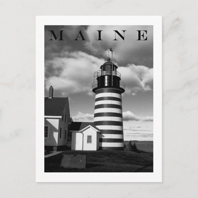West Quoddy Head Light Postcard (Front)