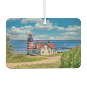West Quoddy Head Lighthouse, Lubec, Maine Car Air Freshener