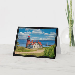 West Quoddy Head Lighthouse, Lubec, Maine Card