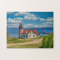 West Quoddy Head Lighthouse, Lubec, Maine