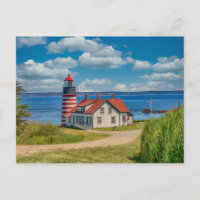 West Quoddy Head Lighthouse, Lubec, Maine