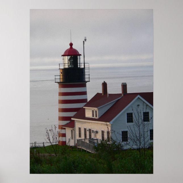 West Quoddy Head Lighthouse Poster (Front)