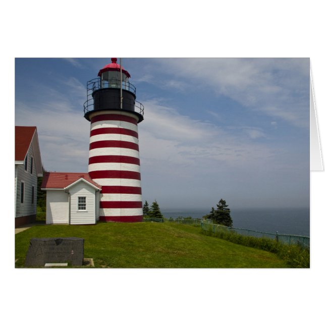 West Quoddy Head Lighthouse State Park is the (Front Horizontal)