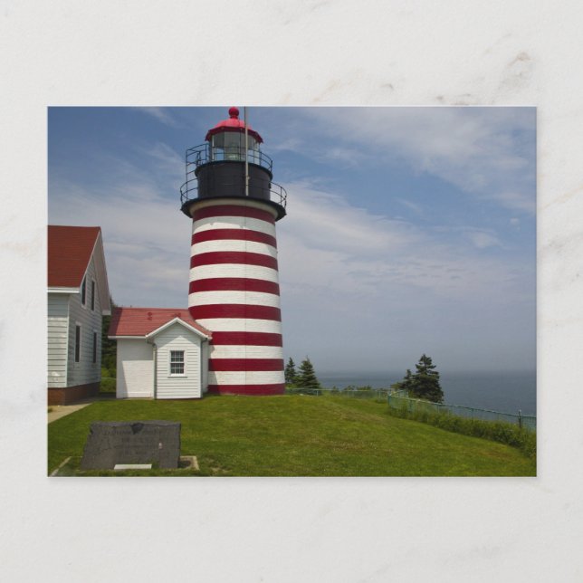 West Quoddy Head Lighthouse State Park is the Postcard (Front)
