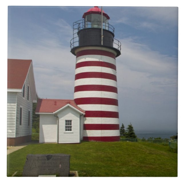 West Quoddy Head Lighthouse State Park is the Tile (Front)