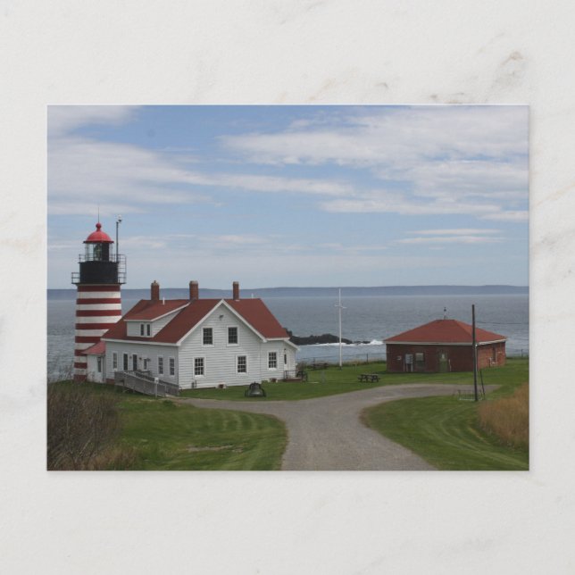West Quoddy Head Postcard (Front)