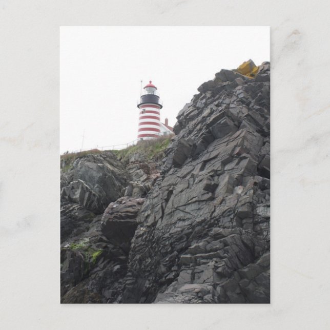 West Quoddy Lighthouse Postcard (Front)