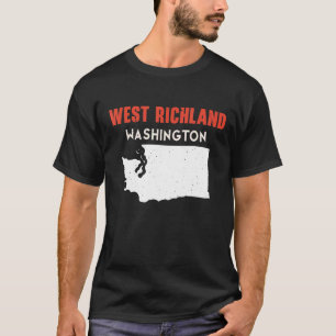 West Richland Washington USA State America Travel  T-Shirt