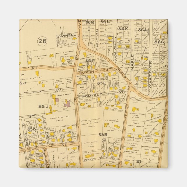 West Roxbury, Massachusetts 2 Magnet (Front)