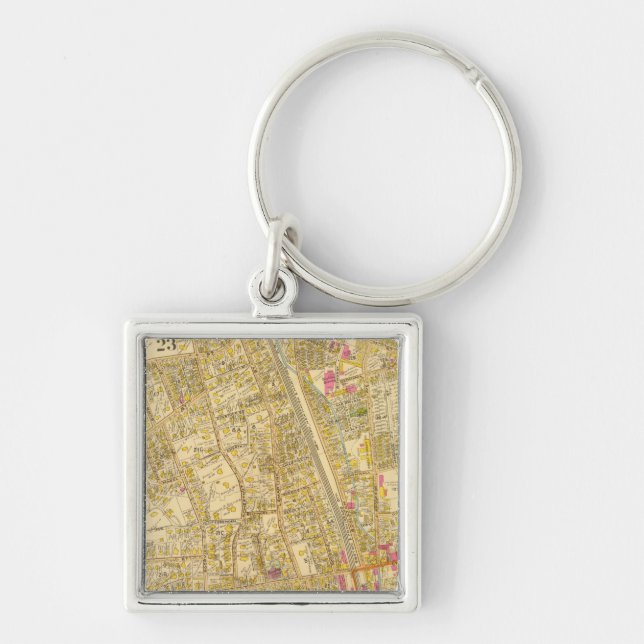 West Roxbury, Massachusetts 3 Key Ring (Front)