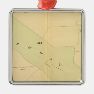 West Roxbury, Massachusetts 4 Metal Tree Decoration