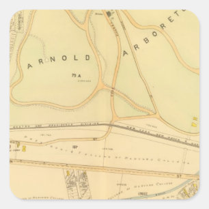 West Roxbury, Massachusetts 4 Square Sticker