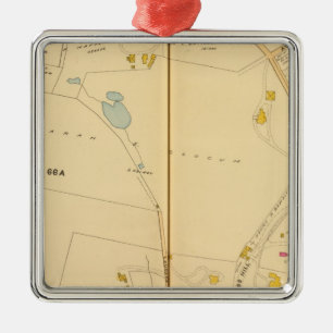 West Roxbury, Massachusetts 6 Metal Tree Decoration