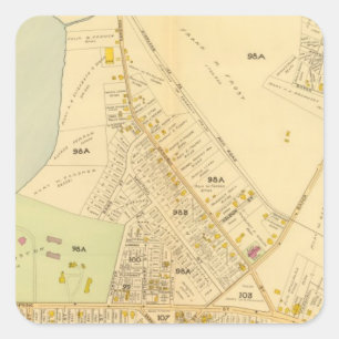 West Roxbury, Massachusetts 8 Square Sticker