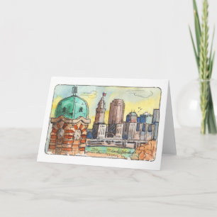 West Side Market Tower - Cleveland Folded Card