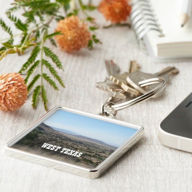 West Texas Landscape Key Ring (Side)