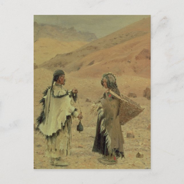 West Tibetans, 1875 Postcard (Front)