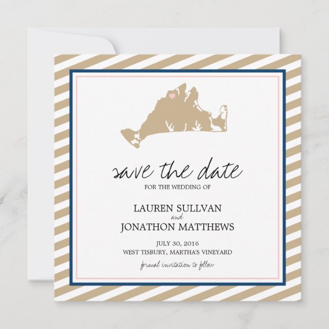 West Tisbury Martha's Vineyard | Save the Date (Front)