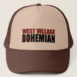 WEST VILLAGE BOHEMIAN TRUCKER HAT