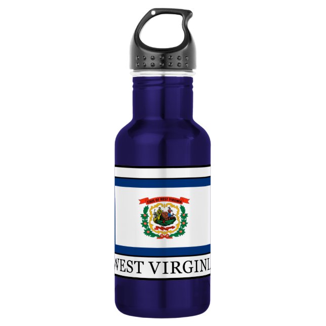 West Virginia 532 Ml Water Bottle (Front)