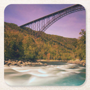 West Virginia, Babcock State Park Square Paper Coaster