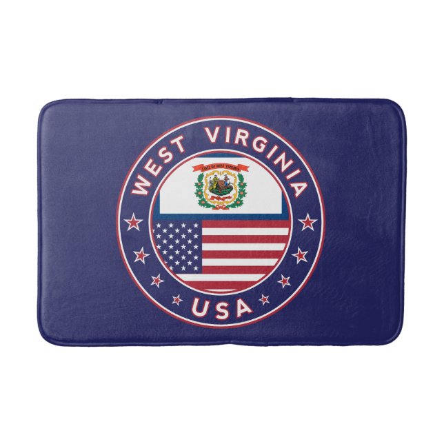 West Virginia Bath Mat (Front)