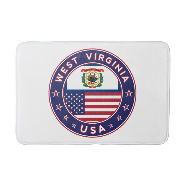 West Virginia Bath Mat (Front)