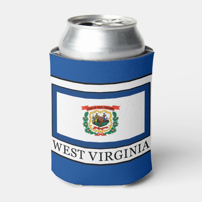 West Virginia Can Cooler (Can Front)