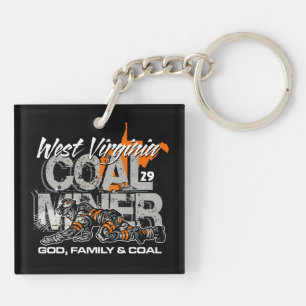 WEST VIRGINIA COAL MINER KEY RING