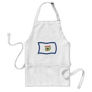 West Virginia Flag Apron