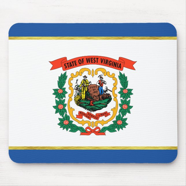 West Virginia flag Mouse Pad (Front)