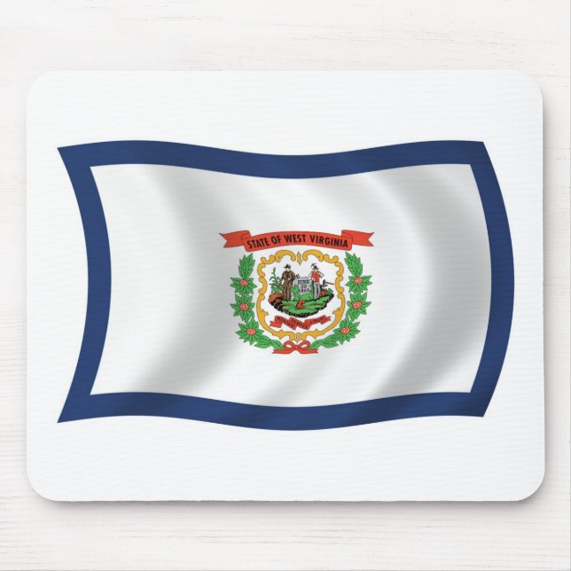West Virginia Flag Mousepad (Front)