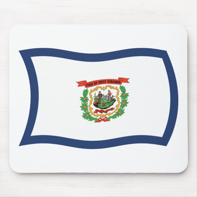 West Virginia Flag Mousepad (Front)