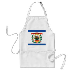 West Virginia flag Standard Apron