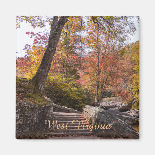 West Virginia foliage fridge Magnet