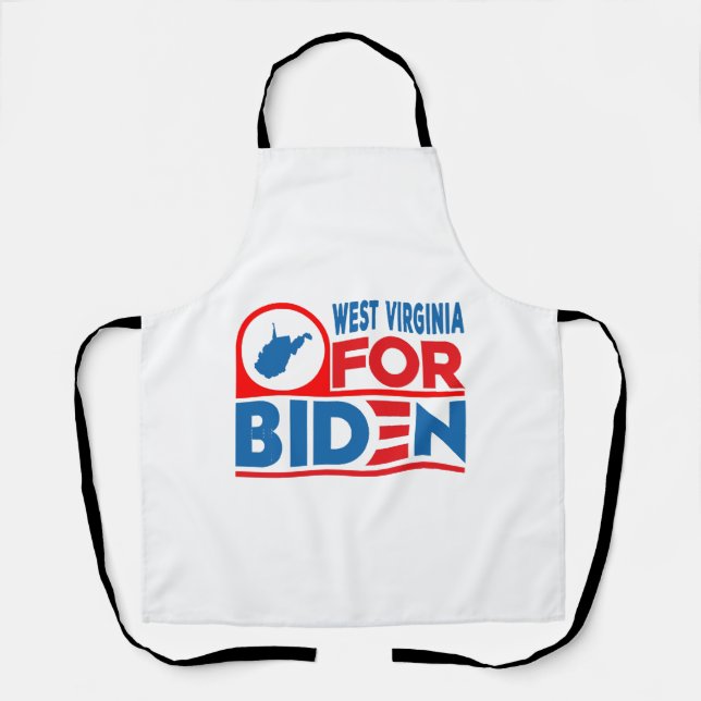 WEST VIRGINIA For Biden Apron (Front)