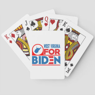 WEST VIRGINIA For Biden Playing Cards
